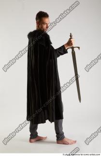 Claudio BLACK WATCH STANDIG POSE WITH SWORD